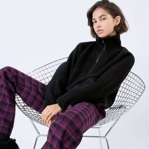 tna Super thick cozy fleece half zip